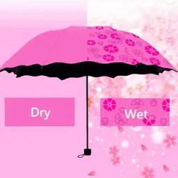 UV-Rays Safe Large Size 3-Fold Umbrella,Magic Umbrella For Men,Women & Kids Umbrella image 1