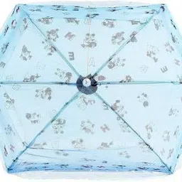iblay Polyester Kids Washable Cotton Kids Umbrella Style Foldable Baby Mosquito Net for 0 to 2 Years Toddler | Ensures Your Baby's Safe Sleep Mosquito Net (Blue) Mosquito Net-picture-25