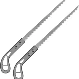 atrmitra 2 Pcs Hand Saw for Trees & Branches Steel Pruning for Gardening, Camping Cordless Grass Trimmer-picture-27