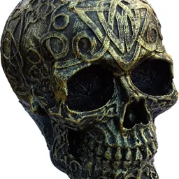 Egypt Skeleton face Ornament for Aquarium Fish Tank Decoration/Ancient Decoration Ornament for Your Aquarium Fish Tank Sand Unplanted Substrate-image-46
