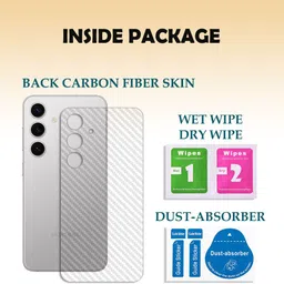 ARBAN Back Screen Guard for Realme C85 Pro 4G Back Carbon Fiber Skin for Mobile Screen Protector | Anti-Scratch | Edge to Edge Full Coverage | Screen Guard image 2