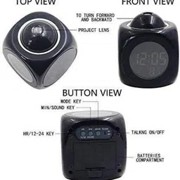 kh store Digital Black Clock image 2