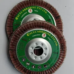 excel abrasive Alkon Sanding Flap Disc wheel With Metal backing For Grinding And Polishing EA_10243100 Metal Polisher image 4