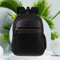airwin Premium Leather Laptop Backpack | Lightweight College School Bag for Boy & Girl Waterproof School Bag-picture-34