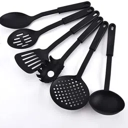 kayaan 6 Pcs Heat-Resistant Nonstick Spoon Spatula Scoop Kitchen Cooking set Kitchen Tool Set-picture-19