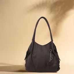 lazzaroo Women Brown Shoulder Bag - Extra Spacious image 1