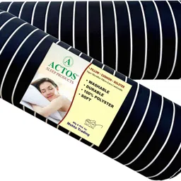 actos Round Microfibre Stripes Bolster Pack of 2-picture-26