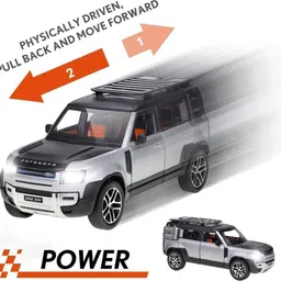 sarjudas enterprise 1:24 Land Rover Defender Model Car Zinc Alloy Pull Back Toy Diecast Toy Cars image 5