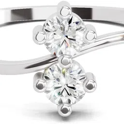 Sparkles Certified Lab Grown Diamond 14kt White Gold ring-picture-39