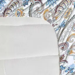 la mantta 250 TC Cotton King Floral Fitted (Elastic) Bedsheet image 2