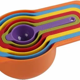 rena germany Revere Design Food Measuring Plastic Spoons for Cooking, Baking and Measuring Liquid | Set of 6 Pieces of Spoons Polypropylene Measuring Spoon Set-picture-25