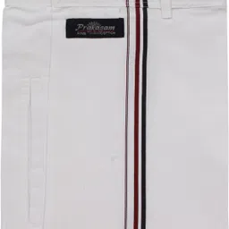 Prakasam Cotton Premium Quality Welcro Pocket ( sticker Dhoti) ADMK party Cotton White Solid Men Dhoti image 2