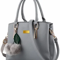 avnu fashion Women Grey, Grey Hand-held Bag image 2
