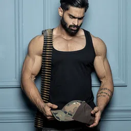 juari be a gentleman Pack of 2 Men Gym Vest Men Vest image 5