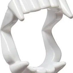 RGS ENTERPRISES Dracula Vampire Fake Teeth for All Ages for Horror Halloween Party Toy (White) Elders Halloween Costume-image-46