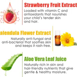 wow skin science Kids 3 in 1 Head to Toe Wash - Strawberry - 300 mL image 4