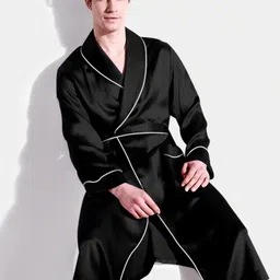 Black XXL Bath Robe-image-39
