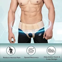 wonder care Inguinal Hernia Belt for Men Post Surgery Hernia Truss Brace for Double Inguinal Back / Lumbar Support image 5