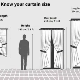 blenzza deco 152 cm (5 ft) Polyester Semi Transparent Window Curtain Single Curtain image 2