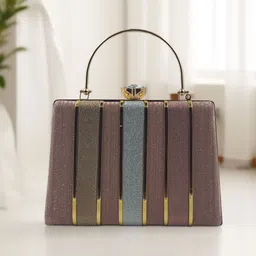 bella moda Party Pink Clutch-picture-35