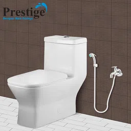 prestige Brass Slim Bib Cock 2 Way Bib Tap Faucet image 3
