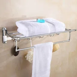 handy Towel Rack For Bathroom/Towel Rod/Towel holder/Hanger/Towel Stand/Bathroom Accessories 24 inch 5 Bar Towel Rod image 2