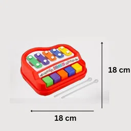 ameva gifts 1 pc (Multicolor) Xylophone for Kids |Toy with Keys & Sticks Music Learning Toy image 2