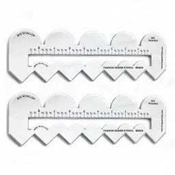 adw craft's 4 IN 1 Fashion Design Stencil Scale Ruler Ruler-picture-28