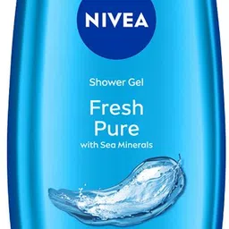 nivea Body Wash, Fresh Pure Shower Gel, Refreshing Aquatic Scent For Men & Women image 2