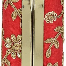 d'vine luxe Casual Red Clutch image 3