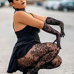 chacko Floral Print Evening Women Gloves image 3