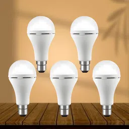guggu Emergency 15W Inverter LED Bulb with 1200mAh Rechargeable Battery Pack of 5 Q266 4 hrs Bulb Emergency Light-picture-25