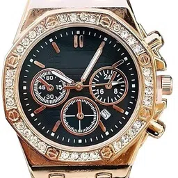 rs trader co LUXURY FASHION PREMIUM DESIGN DATE DIAL SILLICON BLACK STRAP TRANDY WATCH Analog Watch - For Men & Women SRA1767 image 1