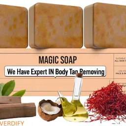 77. GHR Magic Soap – Saffron Glow & DeTan Herbal Bar-image-35