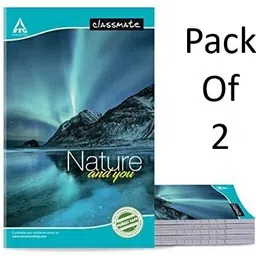 classmate Long Notebook | Premium Quality | Single Line (size 27.2*16.7cm) Regular Notebook Ruled 116 Pages-picture-19