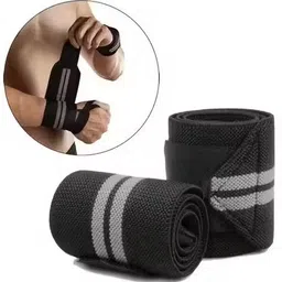 kashfit Gym Wrist Band, Gym Wrist Support with Loop for support Wrist Wraps Wrist Support image 2