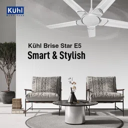 kuhl Brise Star E5 65% Power Saving BLDC Ceiling Fan|ISI Certified|High Air Flow| 5 Star 1320 5 Blade Ceiling Fan image 3