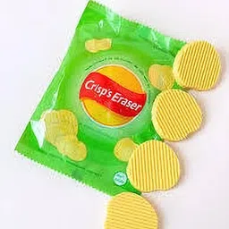 alphine Potato Chips Erasers Combo Packet Non-Toxic Eraser image 2
