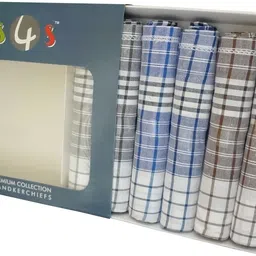 S4S Men's 100% Cotton Premium Collection ["Multicolor"] Handkerchief image 2