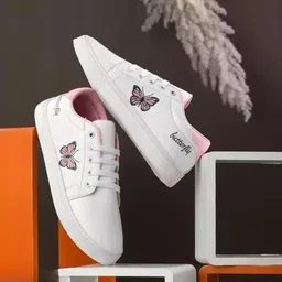 Lightweight white sneakers for women comfy sneaker for women women shoes Sneakers For Women-image-3