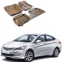 autogarh Plastic 5D Mat For Hyundai Verna image 1