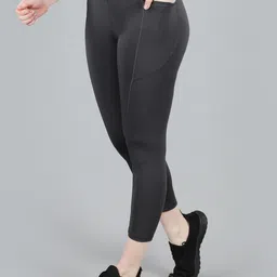 Solid Women Grey Tights-image-63
