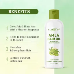elibliss Amla Oil For All Type of Hair Problem Herbal Growth Hair Oil image 3