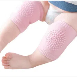 onlinch Baby Wool Knit Leg Warmer (Knee Guard) Baby Knee Pads Pink Baby Knee Pads image 1