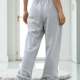 moshe Women Solid Grey Track Pants image 2
