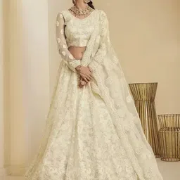 yozzby Embroidered Semi Stitched Lehenga Choli-picture-25