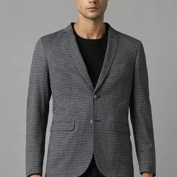 louis philippe Men Checkered Single Breasted Casual Blazer-picture-18