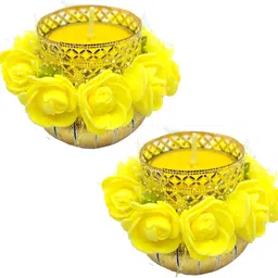 Handmade Tealight Candle Holders for Home Office Décor Diwali Candle-image-57