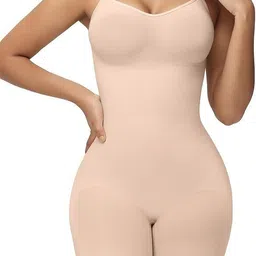 goldfinch Bodysuit Shapewear – Seamless One-Piece Tummy Control Body Shaper Solid Women Beige Swimsuit-picture-18