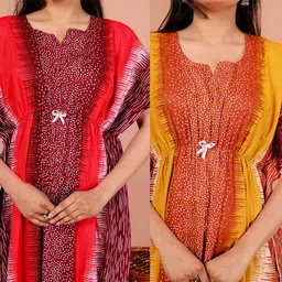 keshav Pack of 2 Women Nighty image 1